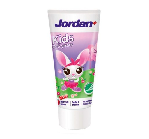 JORDAN ZUBNÁ PASTA PRE DETI DETI 0-5 ROKOV JAHODA 50 ml