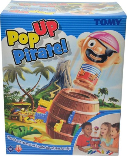 ZRUČNOSTNÁ HRA CRAZY BARREL JUMPING PIRÁT