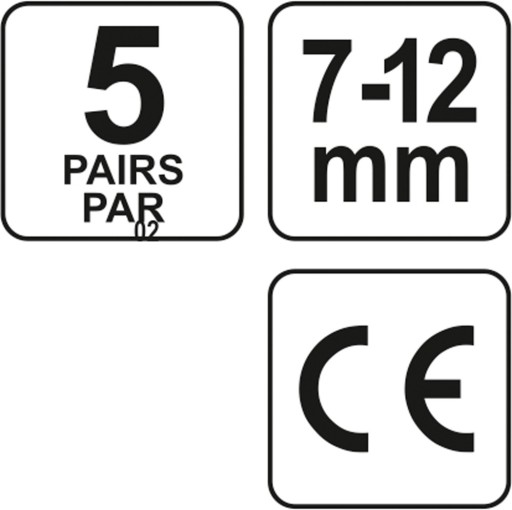 Penové štuple do ucha 33dB (5 párov)