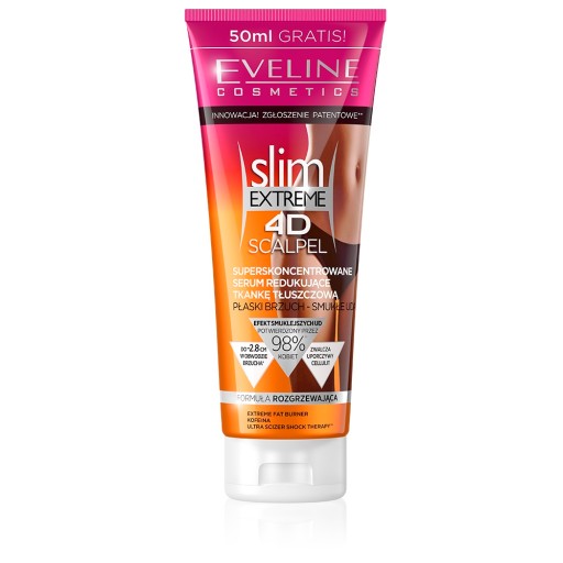 Telové sérum Eveline Cosmetics Slim Extreme 4D