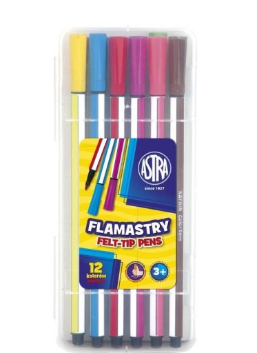 Fixky Astra v krabičke s 12 farbami