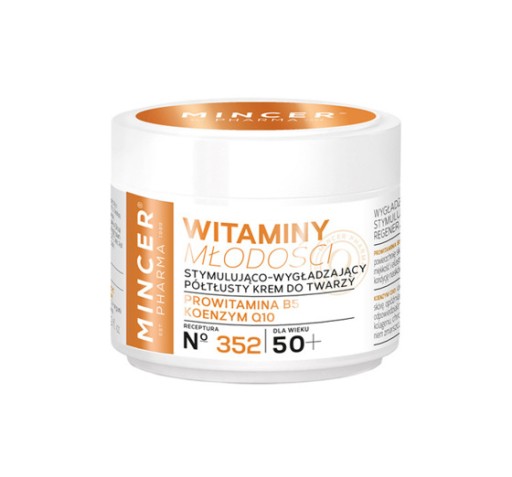 Mincer Vitamins of Youth 50+ Hydratačný krém
