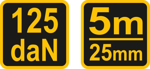 Popruh na batožinu s prackou 25 mm x 5 m (háčik) 82351 V