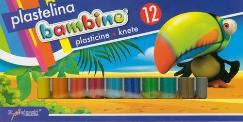 Bambino plastelína. 12 farieb