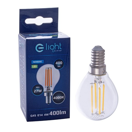 Edison Loft LED dekoratívna žiarovka 4W G45 E14 4000K