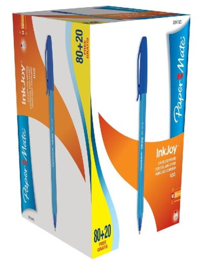 PAPERMATE INKJOY 100 1,0 mm M BLUE guľôčkové pero