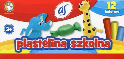 Školská plastelína 12 farieb 'AS'