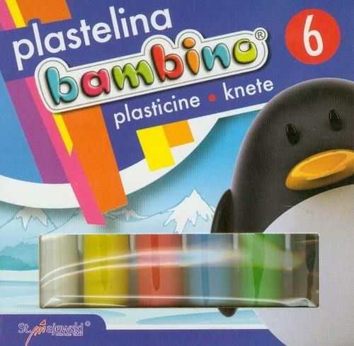 Školská plastelína BAMBINO, 6 štandardných farieb