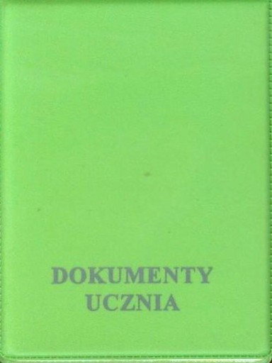 BIURFOLOVÝ OBAL na DOKLADY študenta, občiansky preukaz, zvislý, ZELENÉ POUZDRO, veľ.