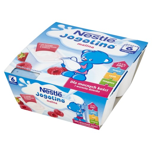 Nestlé Yogolino mlieko a ovocný dezert malina po 6 mesiacoch 400 g