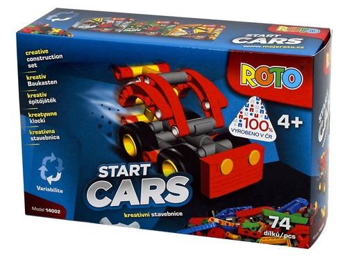 Roto bloky - štartovacie autá Auto Racer Car na zostavenie POĽSKÝCH