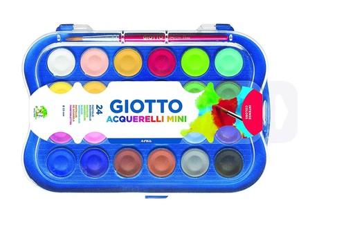 Giotto akvarelové farby 24 ks x 12 ml