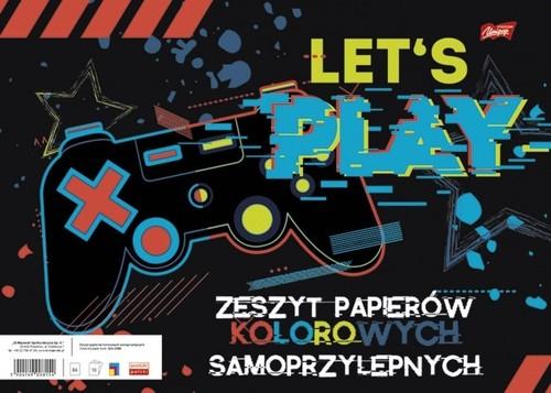 Zošit z farebných samolepiacich papierov B4 8 strán