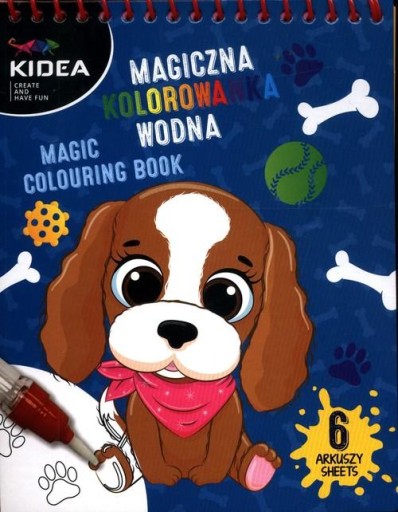Kidea magická opakovane použiteľná vodová omaľovánka