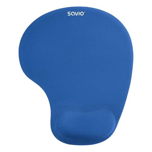 Gélová podložka pod myš Savio Blue, MP-01BL