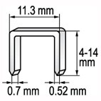 ZOŠÍVAČKY YATO DO ZOŠÍVAČKY NA ČALÚNENIE 12X11,3MM