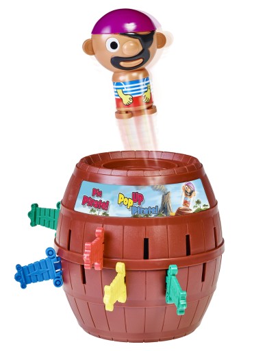 ZRUČNOSTNÁ HRA CRAZY BARREL JUMPING PIRÁT