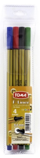 F-Liner 4 farby 0,4mm TO-344 TOMA