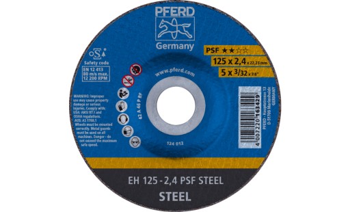 Rezný kotúč A46PPS 125x2,4mm polomer Pferd
