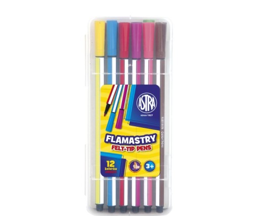 Fixky Astra v krabičke s 12 farbami