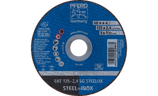 Rezný kotúč A46RSG-INOX 125-2,4 mm rovný Pferd