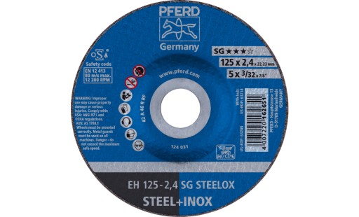 Rezný kotúč A46RSG INOX 125x2,4mm rádius Pferd