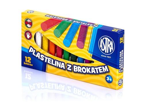 ŠKOLSKÉ GLITROVÉ PLASTYLINE 12 FARIEB