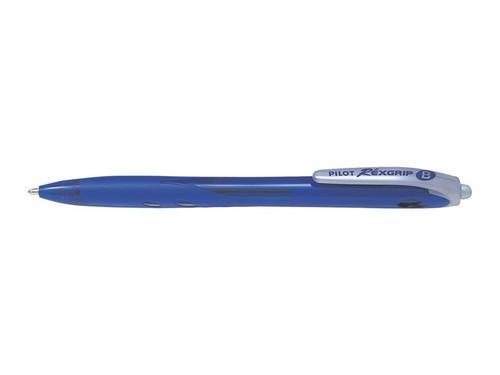 Výsuvné guľôčkové pero Pilot RexGrip modré x2