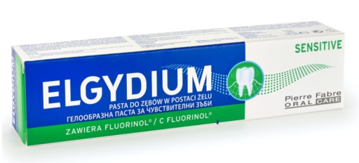 Elgydium Sensitive, gélová zubná pasta, 75 ml