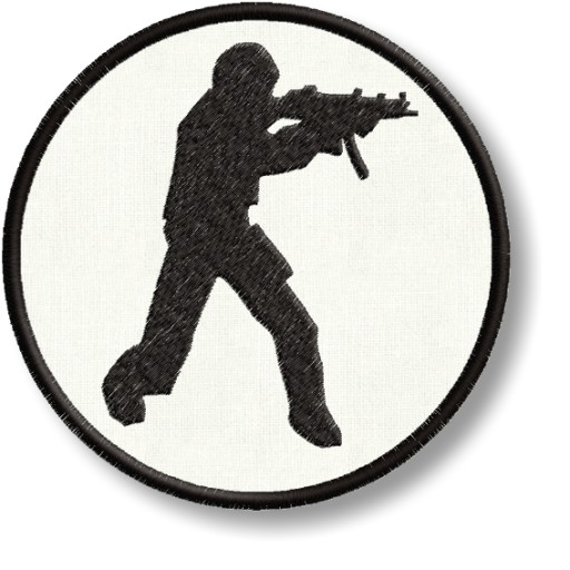 TERMO NÁŠIVKY Counter Strike CS-GO VYŠÍVACIE ZÁPLATY