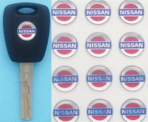 NISSAN KEY - emblém, nálepka, logo, odznak