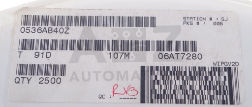 TANTALUUM 100uF 6.3V 20% 0.8Ohm 125°C T/R 25PCS