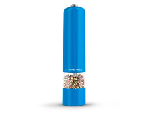 ELEKTRICKÝ MLYNČEK PAPRIKA SOĽ KORENIE MODRÁ