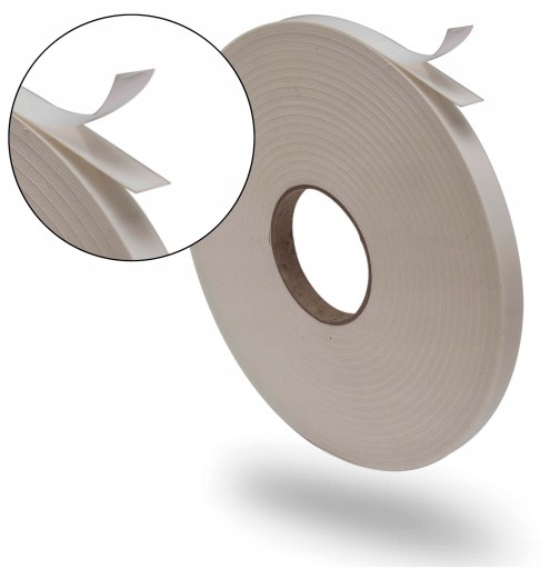 19MM/5M OBOJSTRANNÁ LEPIACE PENOVÁ PÁSKA, BIELA