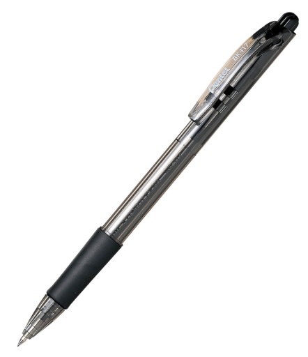 Čierne guľôčkové pero Pentel BK417A