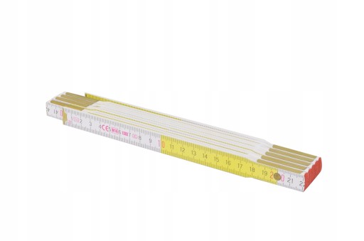 Drevené meracie pásmo 2 metre skladacie UNIA buk