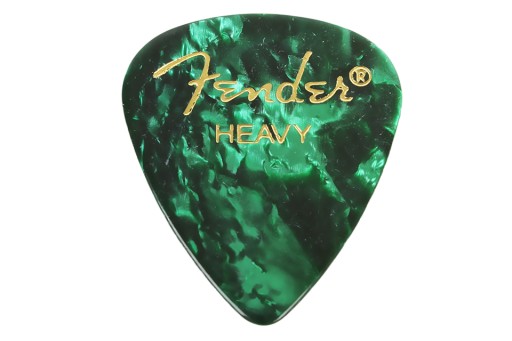 Gitarové trsátko FENDER Green Moto - Heavy