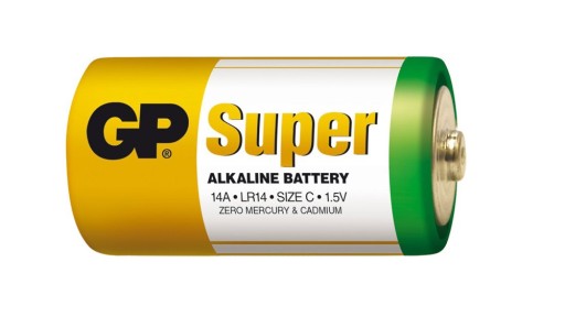 Batérie GP Super Alkaline C LR14 bl. 2 ks.