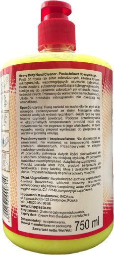 Heavy Duty gélová zubná pasta super kvalitná POĽSKO 750ml