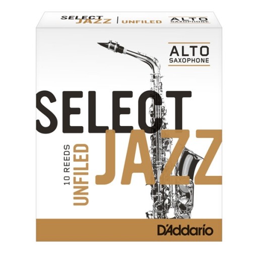 Prútik D'Addario Jazz Select pre saxofónový alt 3M Unfiled
