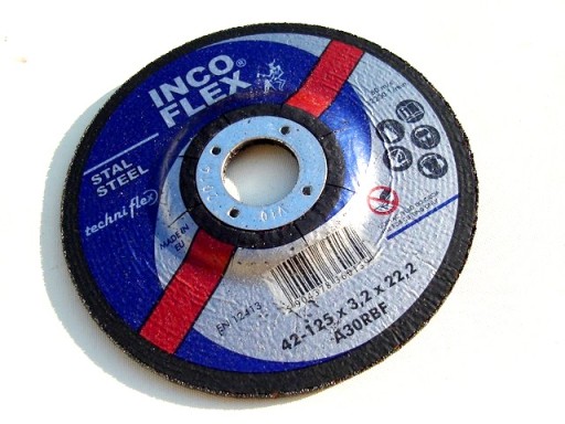 REZNÝ KOTÚČ LESKÉHO KOVU INCO FLEX 125x3,2