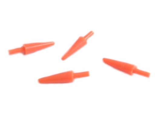 OC046 Polystyrénové nosy pre snehuliakov 4,50x13mm 25ks
