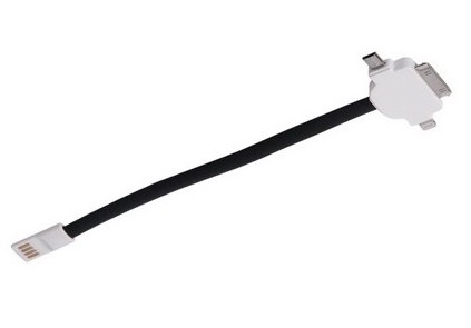 3v1 micro mini USB nabíjací kábel iPh4 4G (3890a)