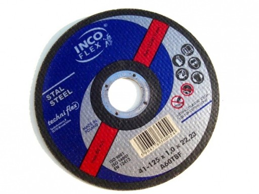 POLSKÝ INCO FLEX KOVOVÝ REZNÝ KOTÚČ 125x1 mm