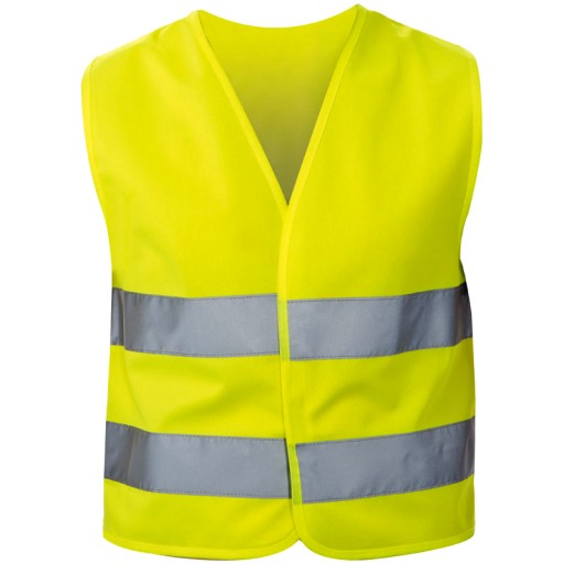 DETSKÁ REFLEXNÁ VESTA, ŽLTÁ, PRE DIEŤA PREDŠKOLÁKA