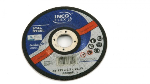 KOVOVÉ REZNÉ KOTOUČE 125x2,5x22 T.42 INCOFLEX