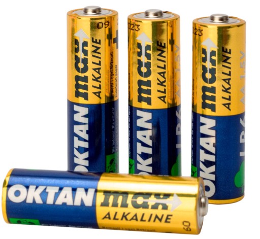Alkalická batéria Oktánová AA (R6) 4 ks.
