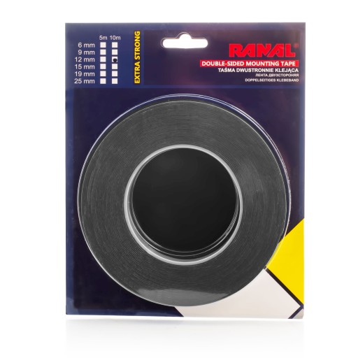 Obojstranná automobilová montážna páska 9mm x 10m RANAL