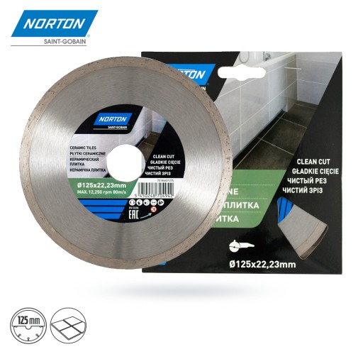 Diamantový kotúč 125 pre NORTON CERAMIC TILE
