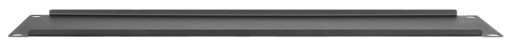 Kryt pre RACK 19'' 2U skrine, čierny STALFLEX